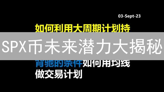 SPX币未来潜力大揭秘：下一个财富密码？速看！